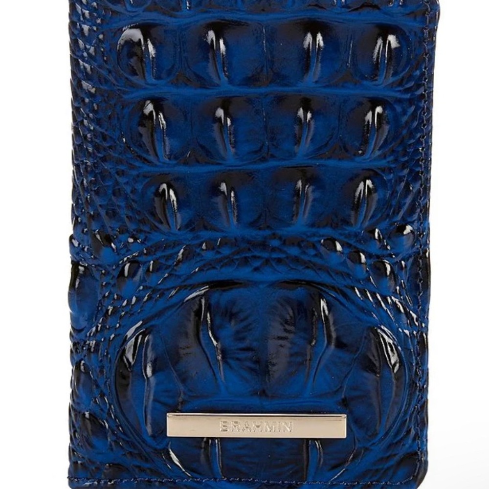 Brahmin Passport Wallet Anchor Melbourne Genuine Leather